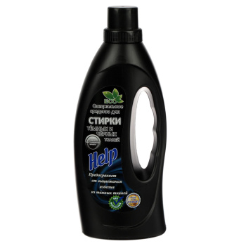 Средство д/стирки ХЕЛП для черных тканей 1л *8 *