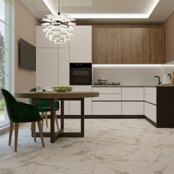 Керамогранит 1.44 м² Primavera Игман TP66M04, 600x600x9 мм, белый