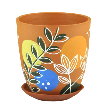 Кашпо керам. "Восток" 2.8л d верха 170мм h160мм с поддоном ВТК3 *4