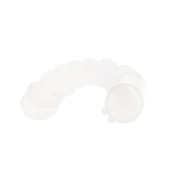 Набор крышек "Радиан", d 82 мм, Ижевск, 10 шт., термо, белый