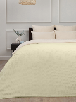 Плед 200*220см фланель жаккард r-ромбики шампань TF FNJL CR2 003/2022 Absolute *1