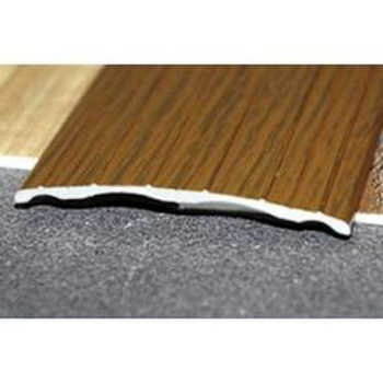 Порог-стык одноуровневый 60х1800 мм Лука ПС 07, серебро люкс