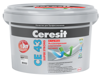 Затирка для швов Церезит CE 43, 2 кг, графит