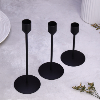 Набор подсвечников "Трио" 8х24; 8х19; 8х14см 10330392