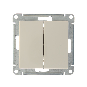 Механизм выключателя 2-кл. ATLAS DESIGN (сх.5) 10АХ беж. SchE ATN000251