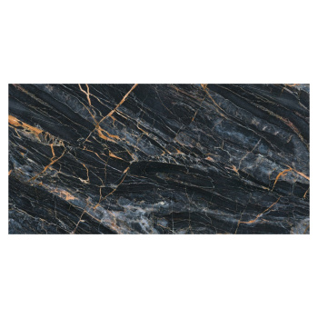 Керамогранит 1.44 м² Global Tile Fenomen PGT 2206, 1200x600x9 мм, полированный, черный