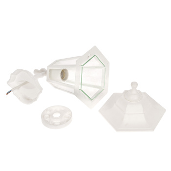 Светильник садово-парковый НБУ 06-60-001 шестигран.настен. пластик белый TDM SQ0330-0731 *1/8