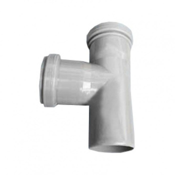 Тройник БЕЛЫЙ D50х50/90гр *1/30