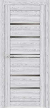 Дверное полотно остекленное 2000х800х38 мм Двери Гуд Х31, ривьера айс/графит