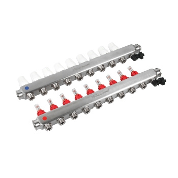 Коллекторная группа Millennium с расходомером, 9 выходов, с кранами