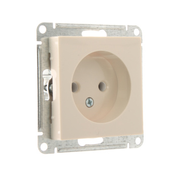 Механизм розетки 1-м СП ATLAS DESIGN без заземл. 16А беж. SchE ATN000241