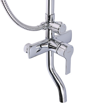 Система душевая с тропич. душем Milardo, Stripe STRSB1FM06 *1