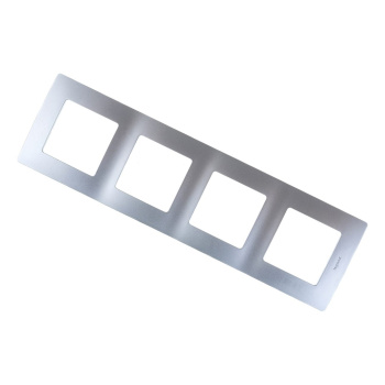 Рамка 4-м Etika алюм. Leg 672554