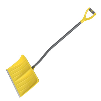 Лопата снегоуб пластик 500*390, с планкой, стальным черенком  EXPERT VIKING   *3