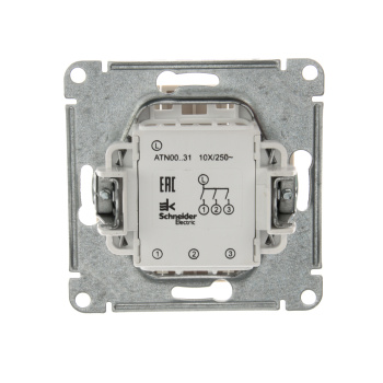 Механизм выключателя 3-кл. ATLAS DESIGN (сх.1+1+1) 10АХ беж. SchE ATN000231*1/20