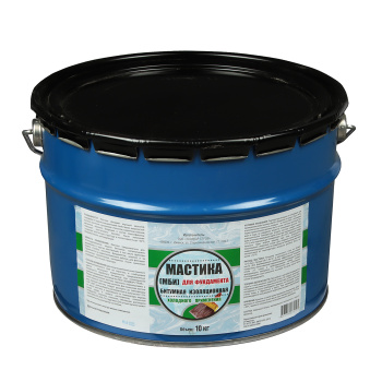 Мастика битумная 10 кг ХозДвор МБИ, изоляционная