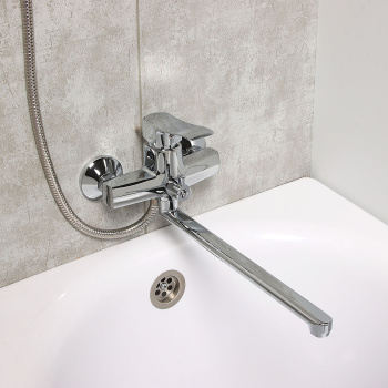 Смеситель универсальный Potato P22209, длинный излив, однорычажный