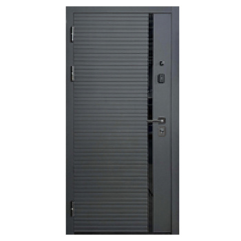 Дверь металлическая 10 см TD10-2 860х2050 ЛЕВАЯ пан графит серый/пан белый Форпост*1